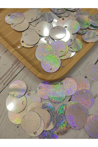 miraylahobi 30 mm (3 cm) Hologramlı Pul Çanta, Supla, Patik Pulu 25 gr