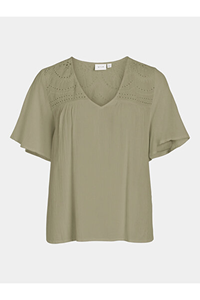 VILA Γυναικείο T-Shirt 14092019 Πράσινο