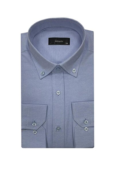 ADVANTE Класична сорочка з довгими рукавами для чоловіків 7377