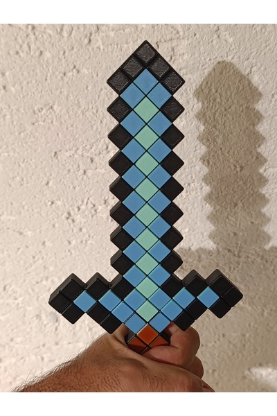 Mey3DDesign Minecraft Kılıç, Diamond (Elmas) Kılıç, Çocuklar Buna Bayılacak!
