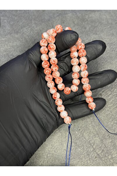 Mos Tespih Mărgele de sticlă cu folie, piatră naturală (un set are 50 de mărg...