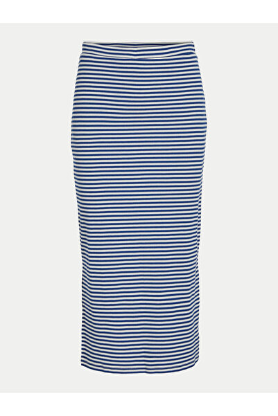 VILA Γυναικεία Φούστα Pencil 14097496 Μπλε
