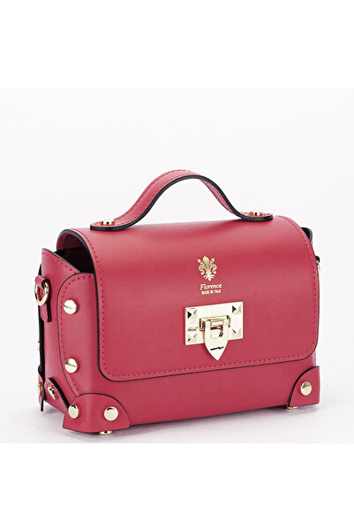 SOFILINE Geantă roșie din piele naturală B-1616 131