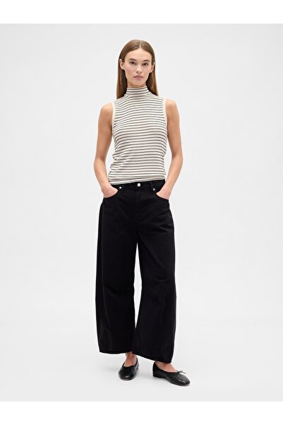 GAP Kadın Krem Dik Yaka Atlet