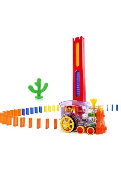 OEM Electric Domino Locomotive 100 Pieces with Lights and Sounds, Picodino®