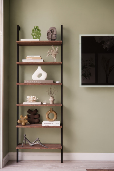 Phobia 6 Raflı Duvara Monte Kitaplık Dekoratif Tasarım Ev Rafı Çok Amaçlı Dolap Düzenleyici