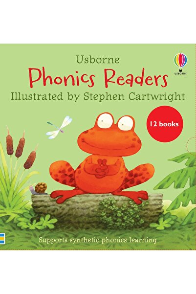 Usborne Phonics Readers Set 12 povești pentru copii, Usborne, 2 ani+