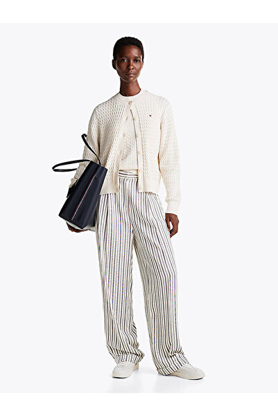 Tommy Hilfiger Women's Fluid Vis Stp Relaxed Pants