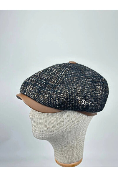 KARNAS ŞAPKA Kışlık Kaşe Kumaş Kasket Şapka – Klasik Desenli Model