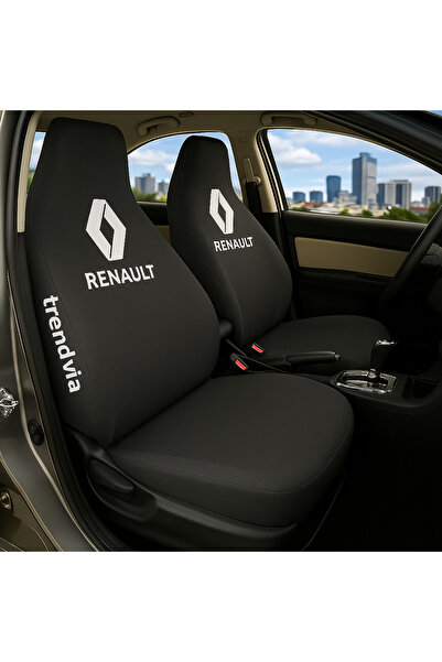 trivexa Renault Front and Rear Seat Cover |   Auto Service Combed Cotton Case