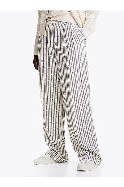 Tommy Hilfiger Women's Fluid Vis Stp Relaxed Pants