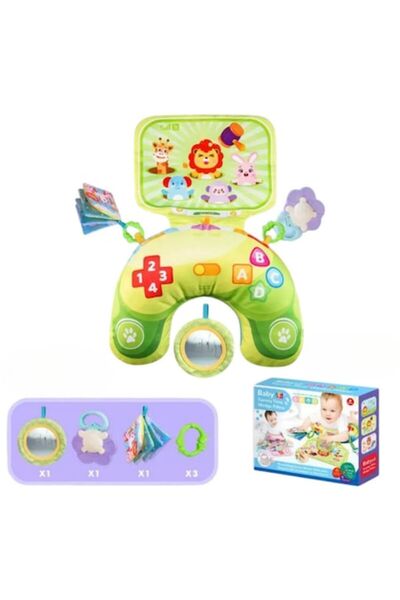 Picodino Perna de Activitati pentru Bebelusi cu Jucarii si Sunete, Verde