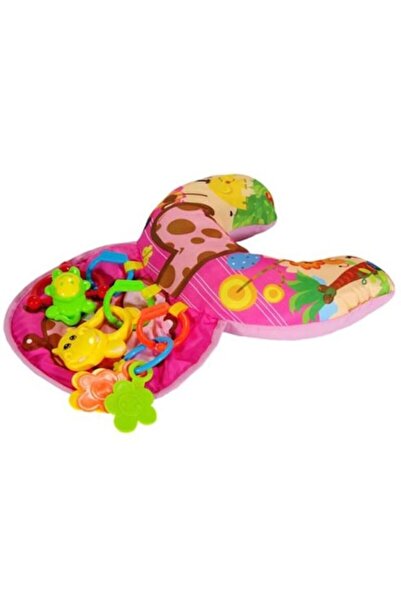 NO BRAND Centru de activități pentru bebeluși, Felis, tip pernă de jucărie, 4...