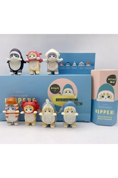 ANGELSS JEWELLERY Mofusand Hippers Sürpriz Figür Sonny Angel Kedi Charmı 1 ad...