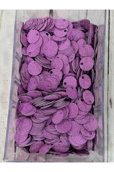 miraylahobi 20 mm (2 cm) Simli Pul Çanta, Supla, Patik Pulu 25 Gr