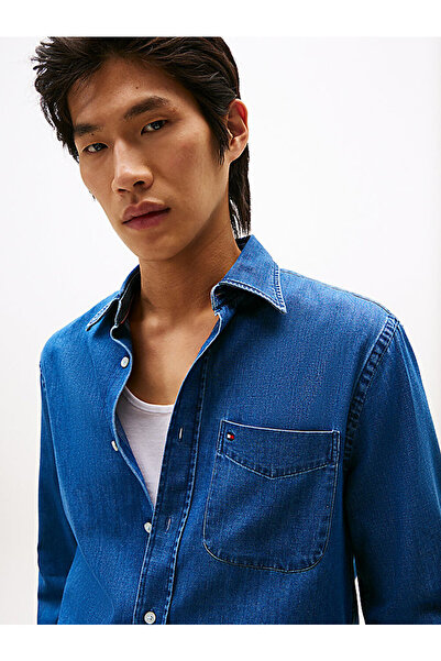 Tommy Hilfiger Men's Lightwight Denim Shirt