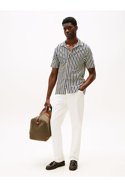 Tommy Hilfiger Men's 1985 Knitted Stripe Shirt