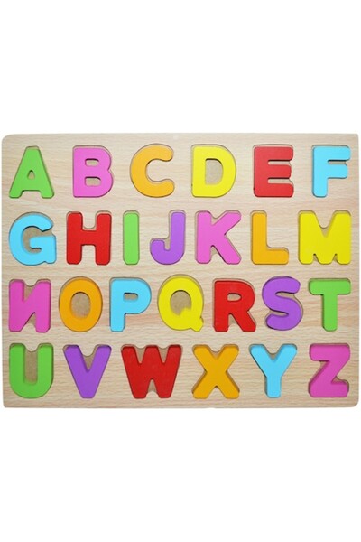 Vision Wooden Puzzle, Insert, Uppercase Letters