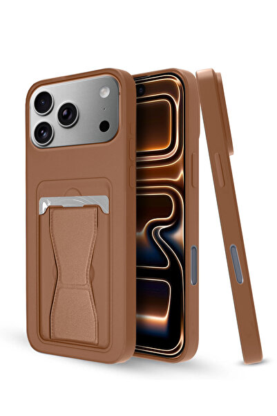 Wtech جراب واقٍ من السيليكون TPU مع حامل بطاقات لهاتف Apple iPhone 17 Pro 5G ...