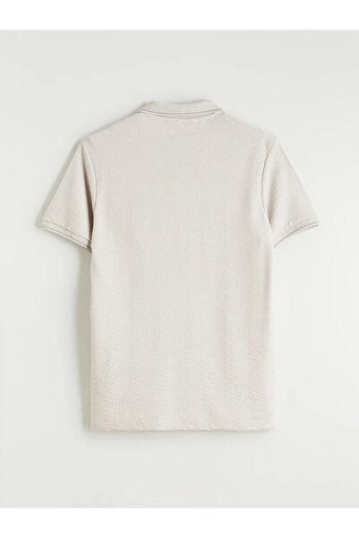 LC Waikiki Ανδρικό μπλουζάκι με γιακά πόλο LCWAIKIKI ClassicGrey