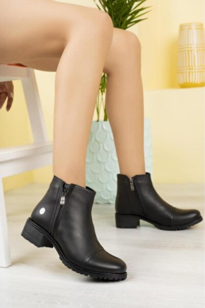 Mammamia 1615 Γνήσιες θερμικές μπότες με κοντό τακούνι, αντιολισθητική σόλα