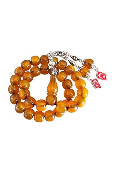 LEBLEBİ TESBİH Ottoman Imitation Amber Prayer Beads Lt1415