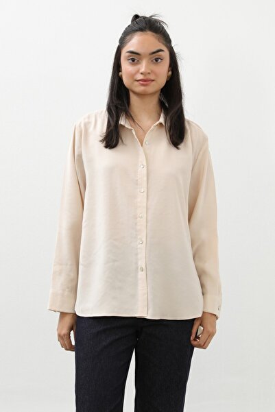 Loreen Women's Buttoned Short Shirt -20647Gml -