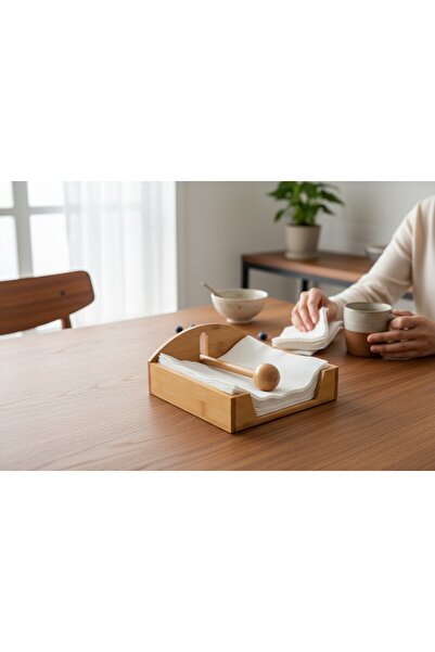 zezedesing Bamboo Decorative Napkin Holder