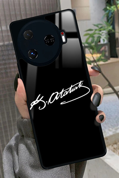 TECNO Camon 30 Pro Uyumlu Atatürk Tasarımlı Glossy Premium Kılıf