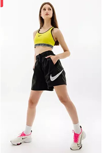 Nike Essntl Wvn Hr Kadın Siyah Günlük Stil Şort DM6739-010