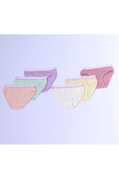 DK İÇ GİYİM Girls' Underwear Multi-Color Set of 6