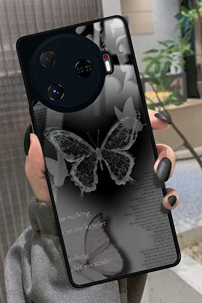 TECNO Camon 30 Pro Uyumlu Kelebek Tasarımlı Glossy Premium Kılıf