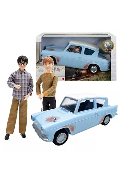 mattel Set Children Toys, Mattel, Harry Potter, Harry Potter and Ron Weasley, Ford Anglia Car, 50.8x18.3x18