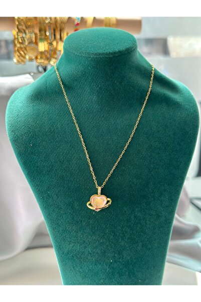 stainles steel قلادة مع القلب