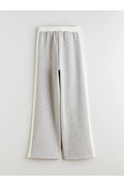 LC Waikiki LCW Kids Gri Beli Lastikli Kız Çocuk Eşofman Alt