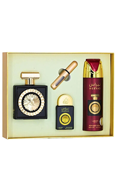 lattafa NEBRAS, Gift Set 4 Pieces