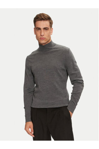 Calvin Klein Ανδρικό Πουλόβερ K10K110424 Γκρι