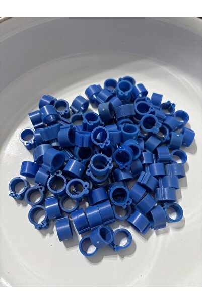 AN-GA AVM Güvercin Ayak Klips 30 Adet Lacivert bilezik, çıtçıt