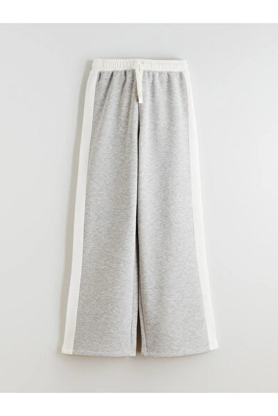 LC Waikiki LCW Kids Gri Beli Lastikli Kız Çocuk Eşofman Alt