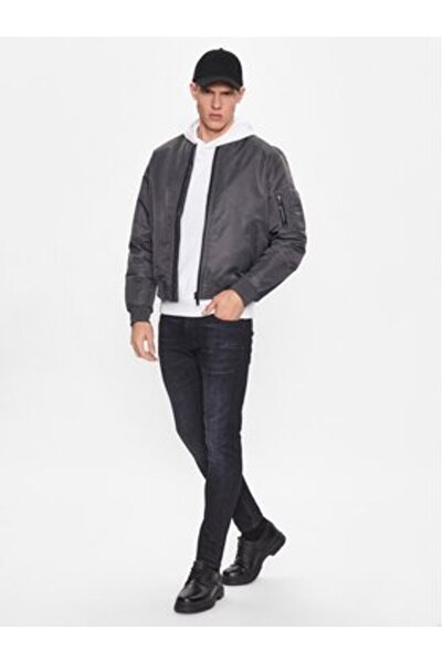 Calvin Klein Ανδρικό Μπουφάν Bomber K10K109907 Γκρι