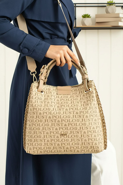 POLO CLUB Geantă de mână și umăr cu 4 compartimente pentru femei Just Polo (31x27 CM)