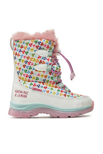 Agatha Ruiz De La Prada μπότες χιονιού για κορίτσια 241992 B λευκές