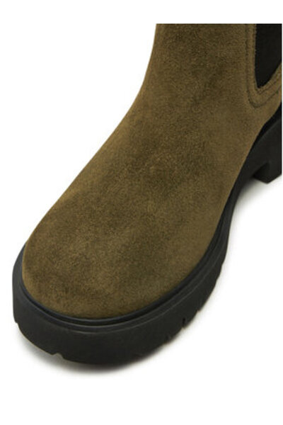 CAMPER γυναικείες μπότες Chelsea K400575-014 πράσινες