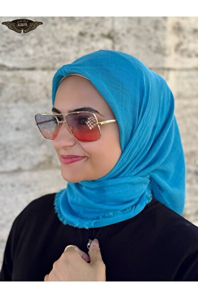 ALDAİR Flamed Cotton Writing Scarf-S4A7T5Y7E1Q6T7Y4G7