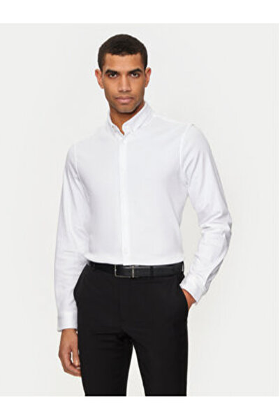 Calvin Klein Ανδρικό Πουκάμισο K10K113339 Λευκό