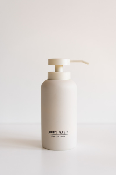 Dekorzdükkan 2'li Krem SHAMPOO/BODY WASH Şampuanlık (550ml)