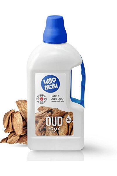 MOBI صابون سائل لليدين برائحة العود، 3 لتر