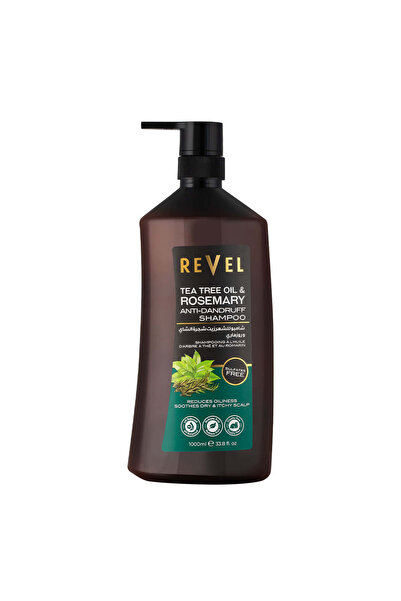 REVEL شامبو مضاد للقشرة بزيت شجرة الشاي وإكليل الجبل