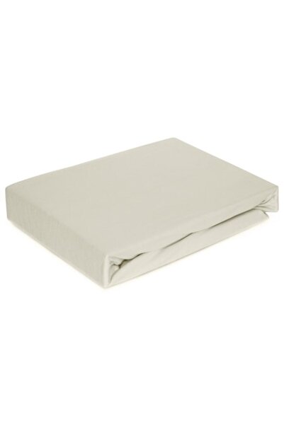 Eurofirany Bed Sheet SOFT with Elastic 220 x 200 x 30 cm Cream