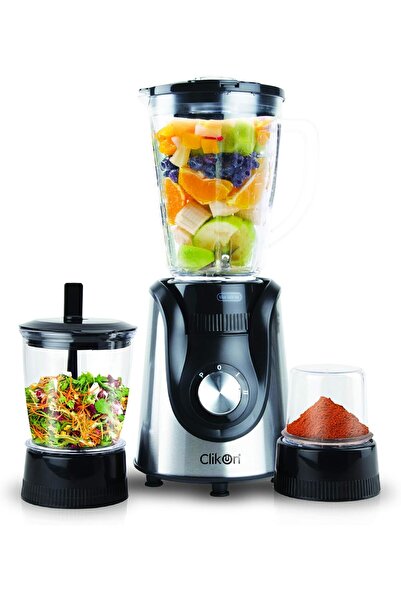 CLIKON - خلاط 3 في 1 بقوة 600 واط، شفرات نحاسية ومحرك سعة 1.5 لتر، مصنوع من ا...